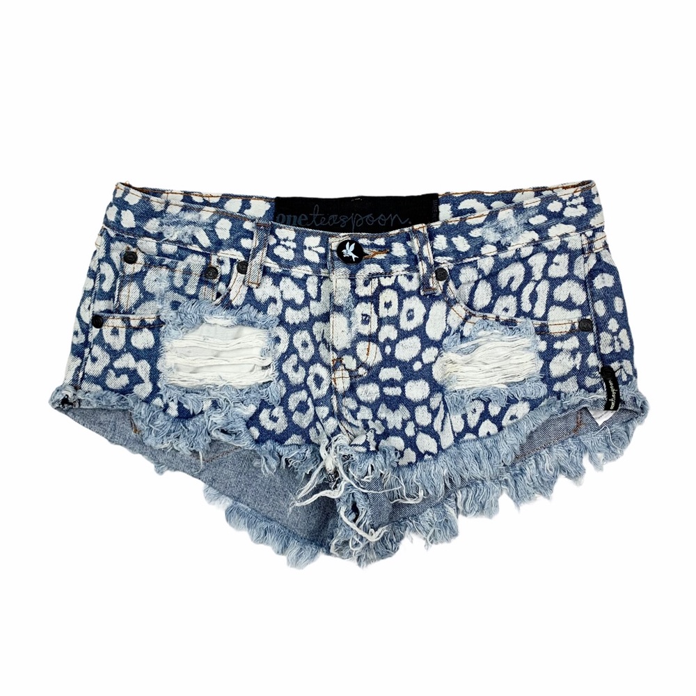 ONE TEASPOON Distressed Shorts
